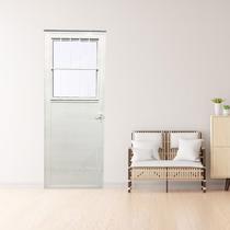 Porta Social Lambril de Alumínio 210 X 70cm Linha 25 Lado Esquerdo