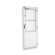 Porta Social (SALA) DIREITA alumínio branco Linha 25