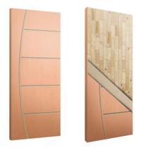 Porta Sólida Friso 09 HDF Pinus