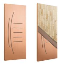 Porta Sólida Friso 12 HDF Eucalipto