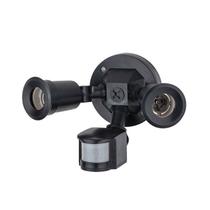 Porta Spot Doble Soquete E27 Com Sensor Movimiento Fotocélula - Goldensky