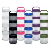 Porta Suplementos 4 divisões Acoplável Prottector