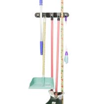 Porta Suporte de Parede para Vassoura Rodo Pá Prático e Resistente com ganchos