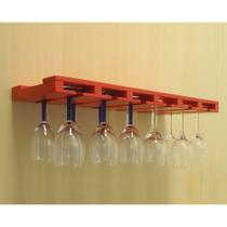 Porta Taças Reto Suporte Decorativo Para Adegas Bar Vermelho Laca Porta Taças Reto Suporte Decorativo Para Adegas Bar Vermelho Laca