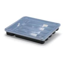 Porta Talher 6 Divisões Extra Grande Com Tampa - Nitron