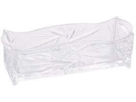 Porta Talher de Cristal Prima 27cm x 8cm x 9cm - Lyor
