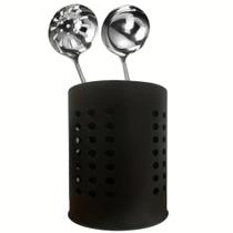 Porta Talher Escorredor Redondo Garfo Faca Colher Portátil - Clink