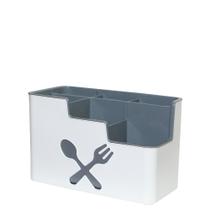 Porta Talher Escorredor Retangular 6 Divisorias Removível Delta