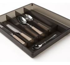 Porta Talher Fume Organizador De Gaveta S/tampa 5 Divisórias