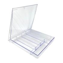 Porta Talher Organizador De Gaveta Com Tampa 5 Divisórias Porta Talher Organizador De Gaveta Com Tampa 5 Divisórias