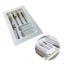 Porta talher organizador de gaveta og-71 323x473mm branco Porta talher organizador de gaveta og-71 323x473mm branco