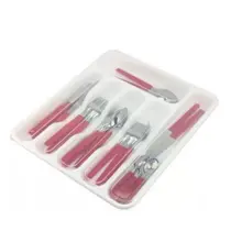 Porta talher para gaveta extra grande com tampa