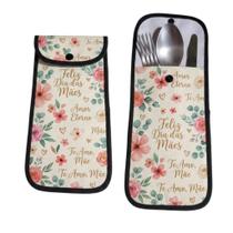 Porta Talher Personalizado para o Dia das Mães - Lainestylo Porta Talher Personalizado para o Dia das Mães - Lainestylo
