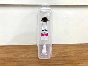 Porta Talher Plástico Decorado Higiênico Portátil De Bolsa - Clink