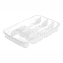 Porta Talher Plástico sem Tampa Casar Branco - Sanremo Porta Talher Plástico sem Tampa Casar Branco - Sanremo