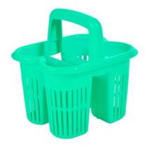 Porta Talher Secador de Talheres de Plástico Escorredor de Colher, Garfo e Faca