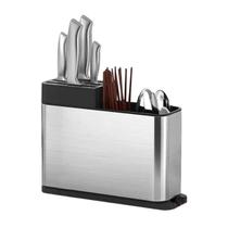 Porta Talher Suporte Faca Escorredor Cozinha Pia Aço Inox Porta Talher Suporte Faca Escorredor Cozinha Pia Aço Inox