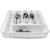 Porta Talher Suporte Organizador de Gaveta Cozinha Resistente 5 Divisórias Durável Versátil Bonito