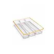 Porta Talher Transparente Cozinha Organizador Gaveta Faqueiro Multiuso Faca Separador Utensílio Casa Porta Talher Transparente Cozinha Organizador Gaveta Faqueiro Multiuso Faca Separador Utensílio Casa
