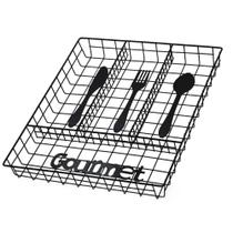 Porta Talheres Aramado Preto 32.2x26x3.5 cm Porta Talheres Aramado Preto 32.2x26x3.5 cm