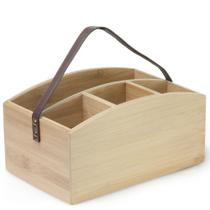 Porta Talheres Com Alça Eco Kitchen Bambu - Mimo Style