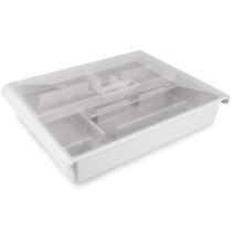 Porta Talheres com Gaveta e Tampa Plasútil