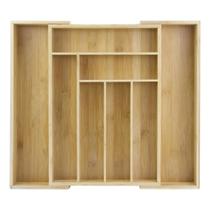 Porta Talheres Mimo Style Bambu Extensível 8 Divisórias Porta Talheres Mimo Style Bambu Extensível 8 Divisórias