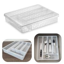 Porta Talheres Organizador 35cm de Gaveta Com Tampa Utensílio Cozinha Uz Porta Talheres Organizador 35cm de Gaveta Com Tampa Utensílio Cozinha Uz