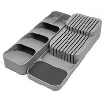 Porta Talheres Organizador Compacto Com 5 Cavidades Cozinha+organizador de facas Porta Talheres Organizador Compacto Com 5 Cavidades Cozinha+organizador de facas