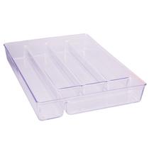 Porta Talheres Organizador De Gaveta 5 Divisoria Acrilico 1 UN