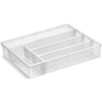 Porta Talheres Organizador Multiuso de Gaveta Separador Divisor Uz Transparente
