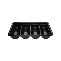 Porta Talheres Profissional com 4 Divisorias Grandes Gp Inox