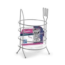 Porta Talheres Querida Cromado - Arthi