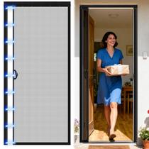 Porta tela retrátil de fibra de vidro Beeveer 86 x 206 cm