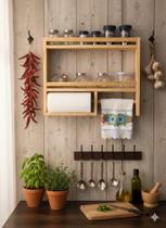 Porta tempero de Pinus