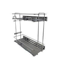 Porta tempero deslizante Premium 200 lateral inox com bandejas 3768 Jomer Porta tempero deslizante Premium 200 lateral inox com bandejas 3768 Jomer