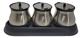 Porta Tempero E Condimento Peças 250 Ml - Top Chef Porta Tempero E Condimento Peças 250 Ml - Top Chef