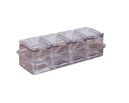 Porta Tempero E Condimentos De Acrílico 4 Potes Abs - Creative Life Porta Tempero E Condimentos De Acrílico 4 Potes Abs - Creative Life