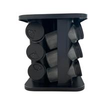Porta Tempero Giratório Canelado com 12 Potes de Vidro 90g acompanha Etiquetas Porta Tempero Giratório Canelado com 12 Potes de Vidro 90g acompanha Etiquetas