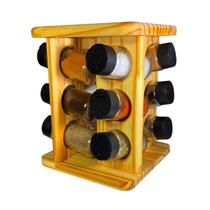 Porta Tempero - PANTHEON Acompanha 12 Potes de vidro 100Ml com Tampas Dosadoras Duplas Brancas Porta Tempero - PANTHEON Acompanha 12 Potes de vidro 100Ml com Tampas Dosadoras Duplas Brancas