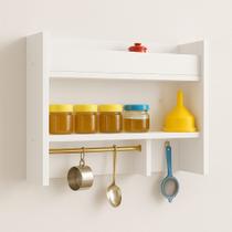 Porta Tempero, porta condimentos, MDF branco texteorizado Porta Tempero, porta condimentos, MDF branco texteorizado