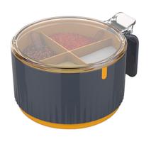 Porta Temperos 4 Em 1 Redondo Colheres Condimentos Cozinha