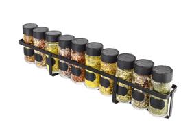 Porta Temperos Com 10 Potes De Vidro Tampa Dosadora Dupla Porta Temperos Com 10 Potes De Vidro Tampa Dosadora Dupla
