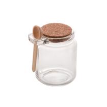 Porta Temperos com Colher em Bambu Lyor Porta Temperos com Colher em Bambu Lyor