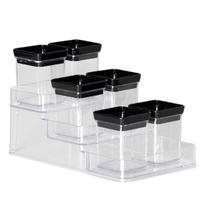 Porta Temperos Condimentos de Acrílico Quadrado - Paramount