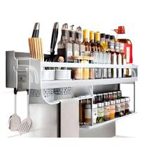 Porta Temperos Condimentos Organizador Suspenso Cozinha Cor:Branco