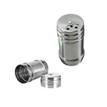 Porta Temperos De Metal Para Pimenta Sal Em Aço Inox 9,5 Porta Temperos De Metal Para Pimenta Sal Em Aço Inox 9,5