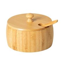 Porta Temperos Farinheiro De Bambú 100% Natural Paramount