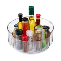 Porta temperos giratório cristal com laterais alta Porta temperos giratório cristal com laterais alta