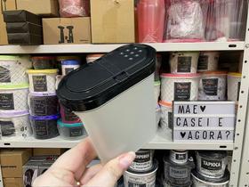 Porta Temperos Grande 250 ml Preto - Tupperware Porta Temperos Grande 250 ml Preto - Tupperware
